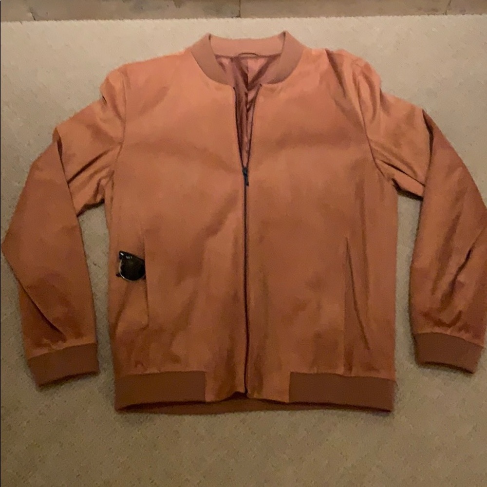 COPY - Faux suede bomber jacket